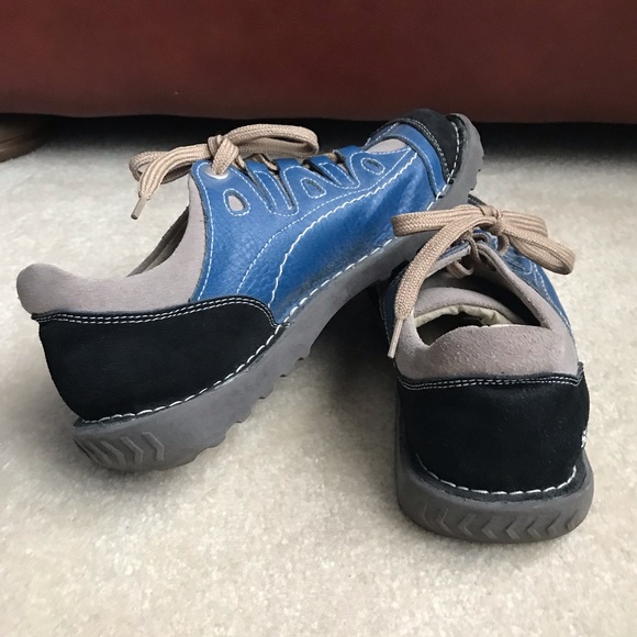 SOLD SUSST Leather Black & Blue Suede SOLD - Picture 7 of 8